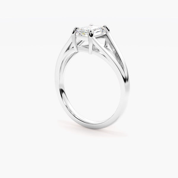 ARR-603 Premium Emerald Cut Moissanite Diamond Ring al-riaz jewellers