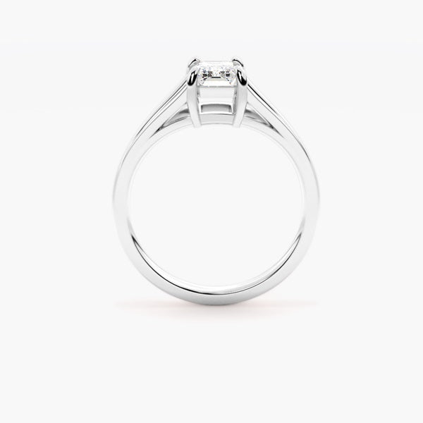 ARR-603 Premium Emerald Cut Moissanite Diamond Ring al-riaz jewellers