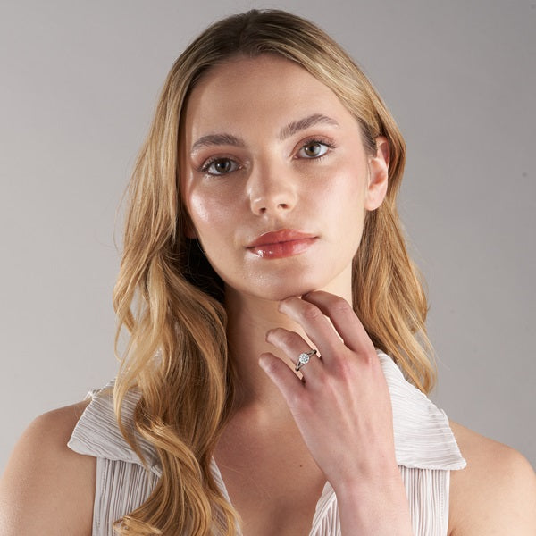 ARR-601 Original Moissanite Diamond Ring al-riaz jewellers