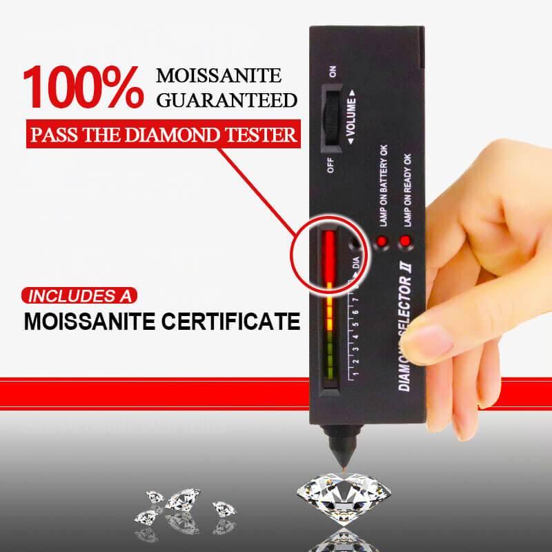 RSP-102 O-chain Original Moissanite Solitaire Pendant Necklace in Pure Silver al-riaz jewellers