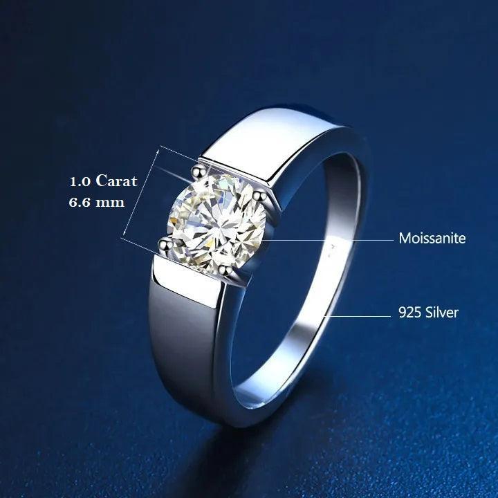 ARR-202 Original Moissanite Diamond Ring al-riaz jewellers