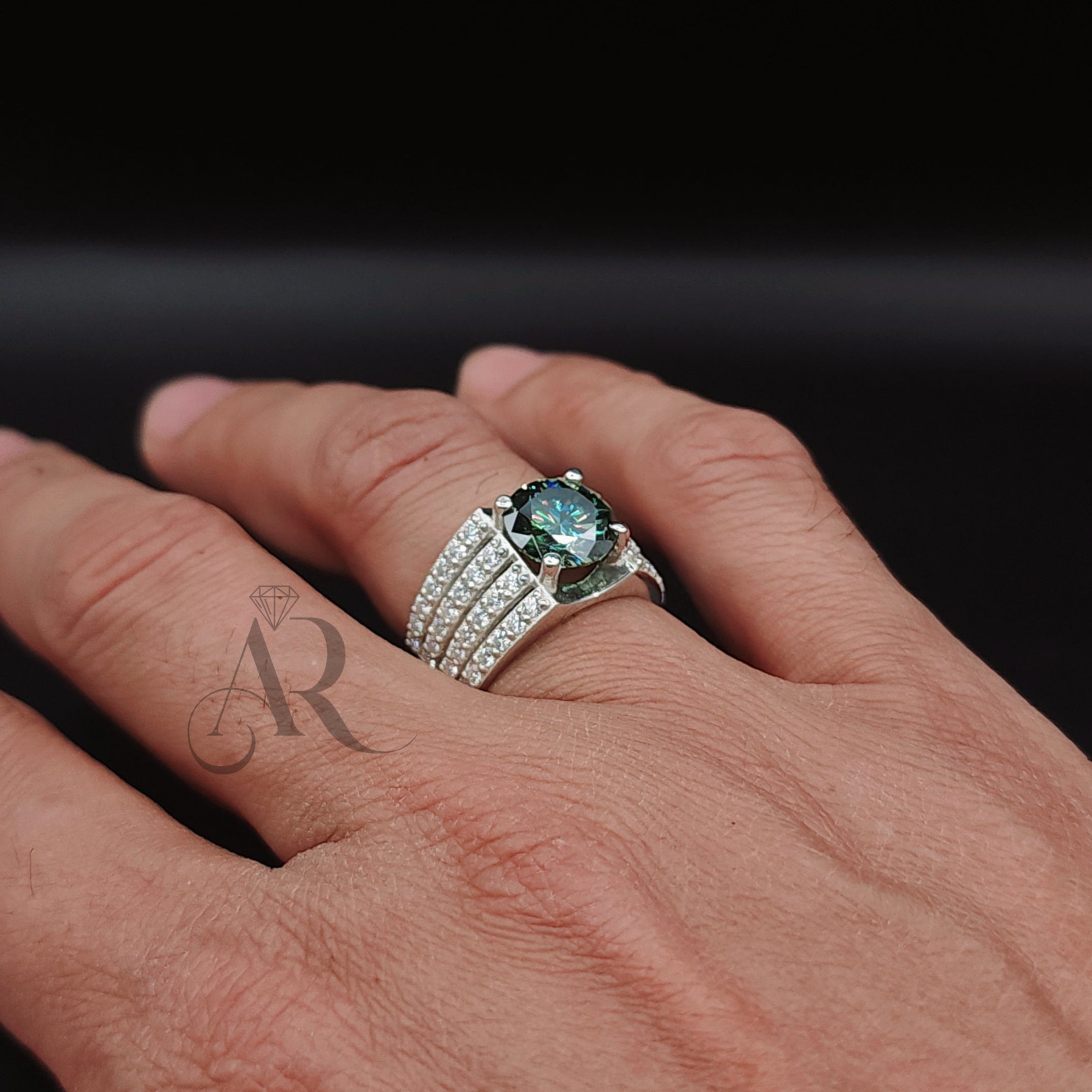 Diamond Throne Ring Al-Riaz Jewellers