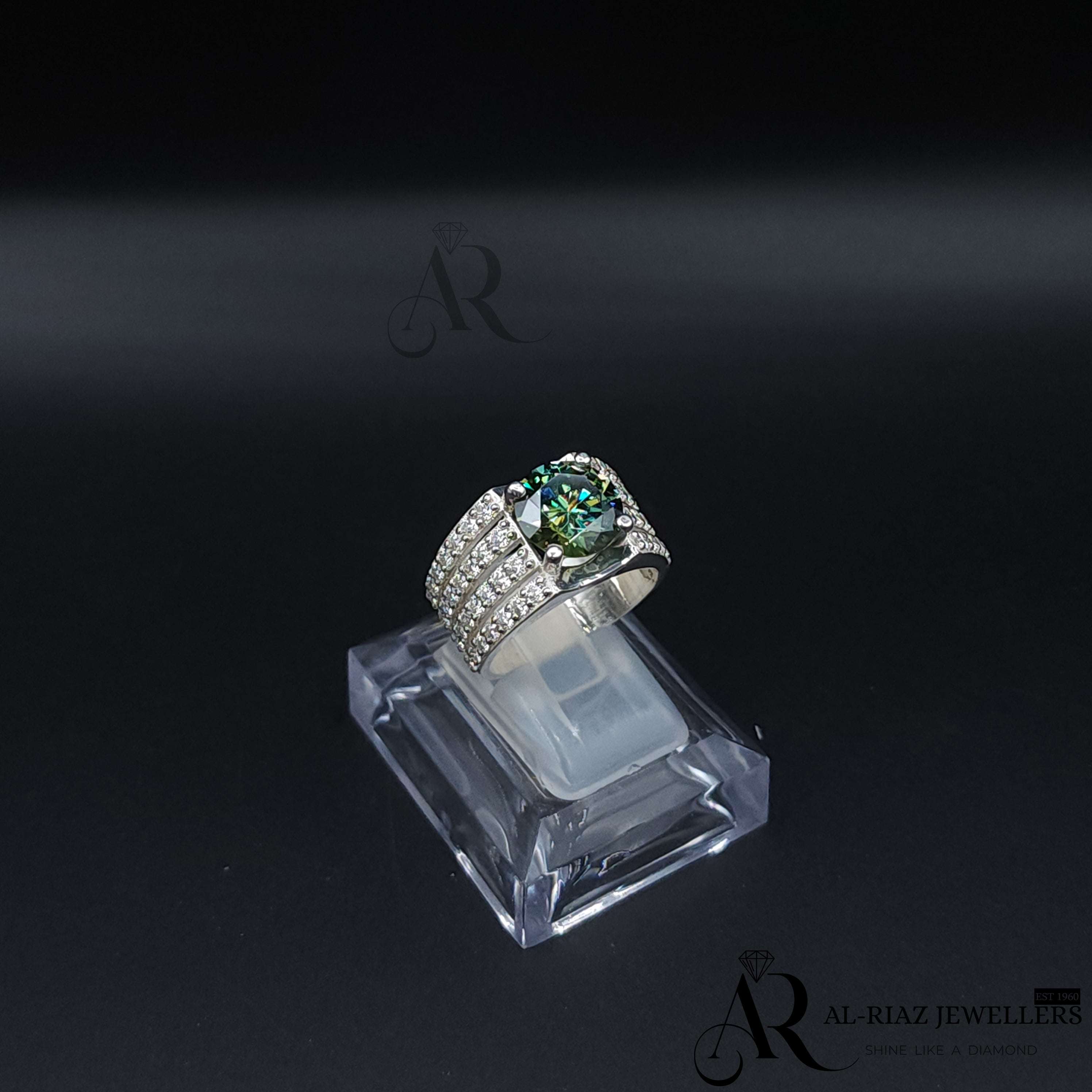 Diamond Throne Ring Al-Riaz Jewellers