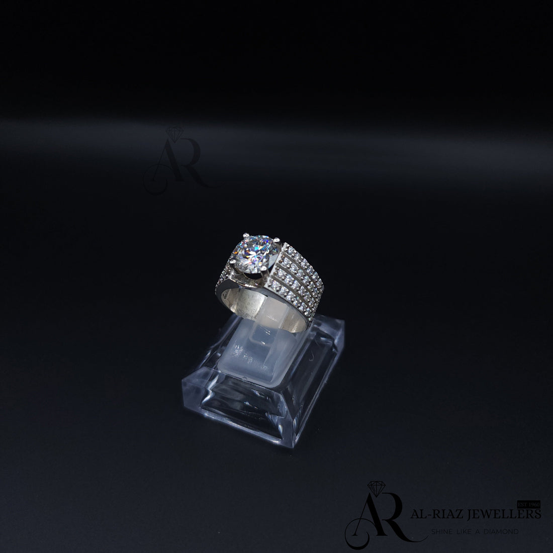 Diamond Throne Ring Al-Riaz Jewellers