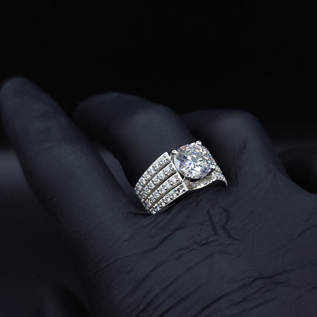 Diamond Throne Ring Al-Riaz Jewellers