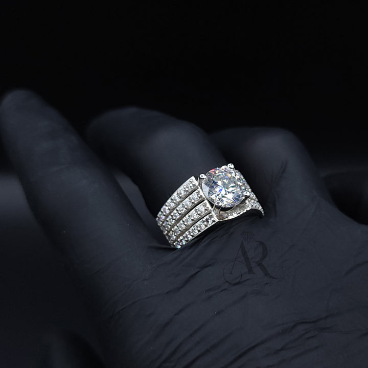 Diamond Throne Ring Al-Riaz Jewellers