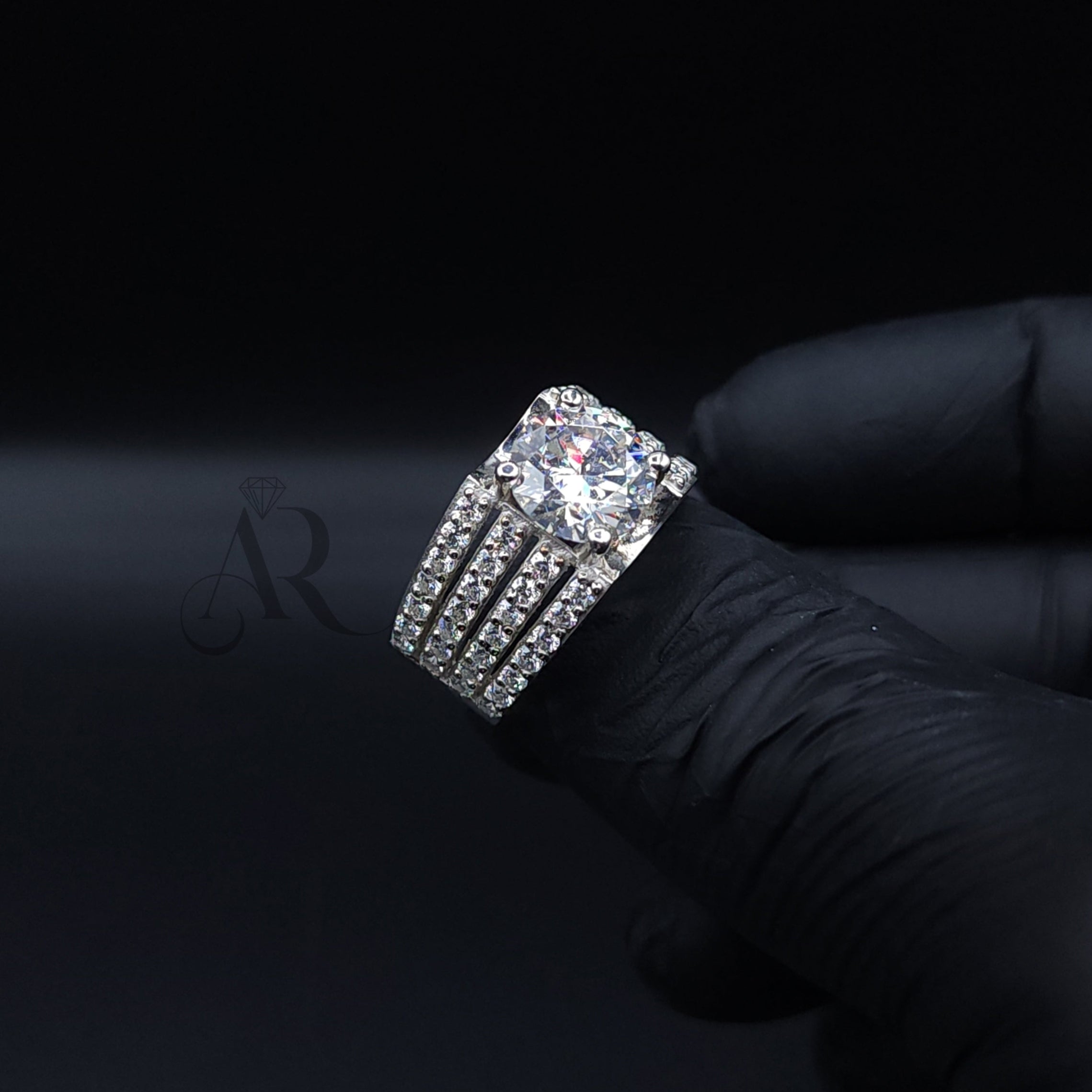 Diamond Throne Ring Al-Riaz Jewellers