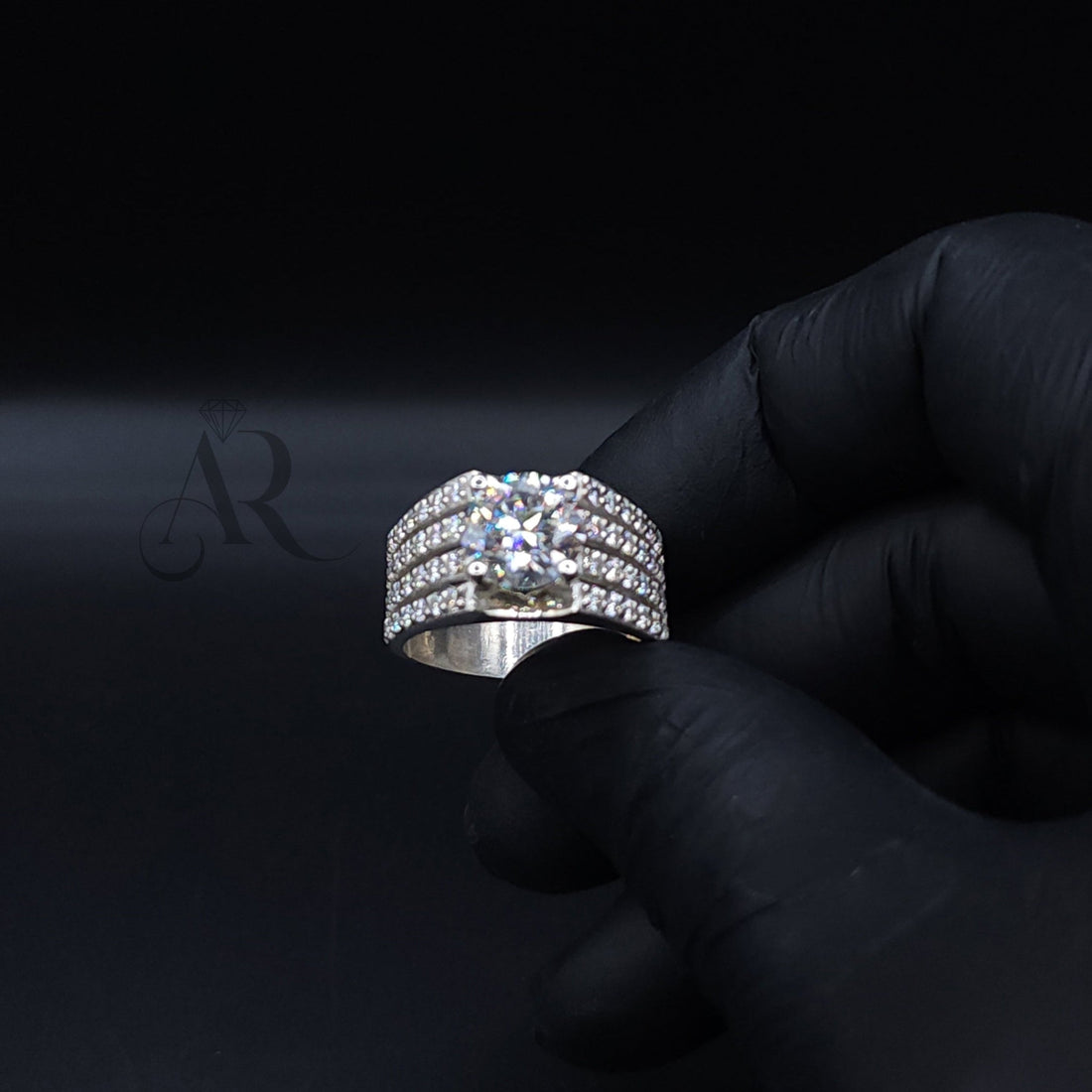 Diamond Throne Ring Al-Riaz Jewellers
