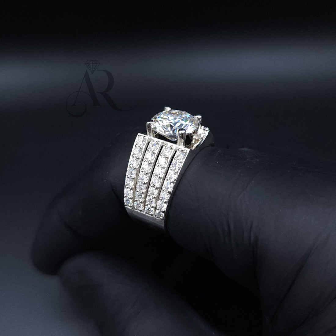 Diamond Throne Ring Al-Riaz Jewellers