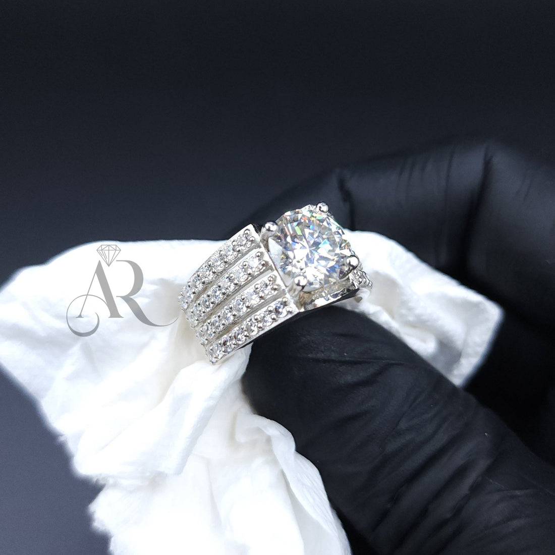 Diamond Throne Ring Al-Riaz Jewellers