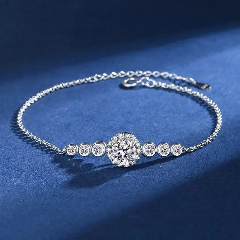 ARJ-601 1.0 Carat Moissanite Diamond Bracelet al-riaz jewellers
