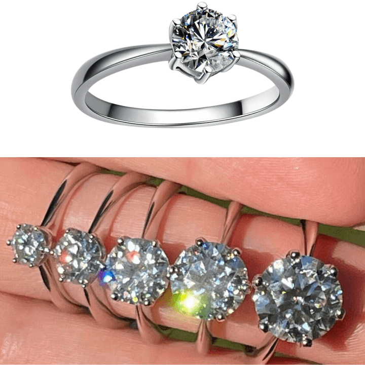 ARR-201 Original Moissanite Diamond Ring al-riaz jewellers