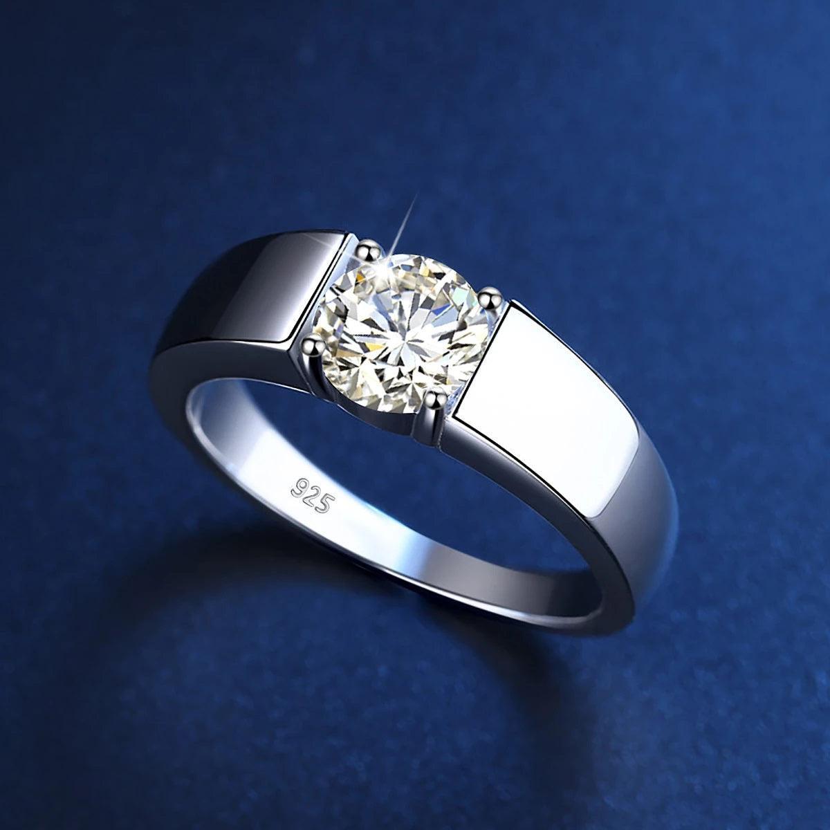 ARR-202 Original Moissanite Diamond Ring al-riaz jewellers
