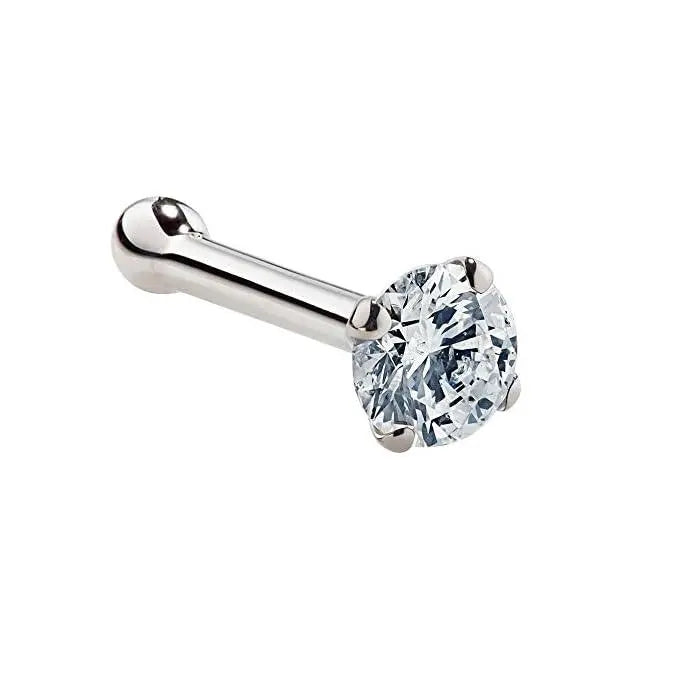 RS-NP101 Original Moissanite Nose Pin - Elegant & Timeless al-riaz jewellers