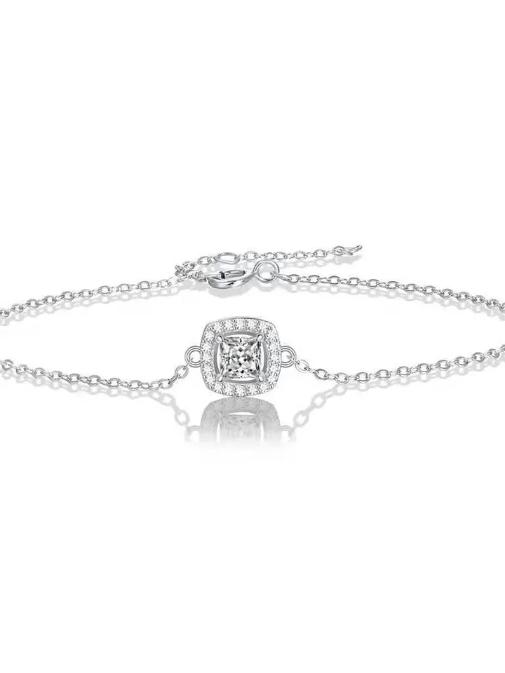 RSB-602 0.5 Carat Princes Cut Original Moissanite Diamond Bracelet al-riaz jewellers