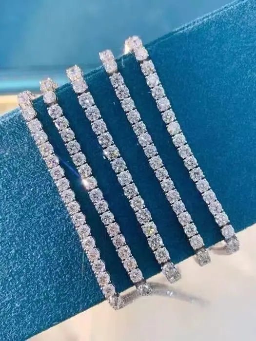 ARJ-220 Moissanite White Tennis Bracelet al-riaz jewellers