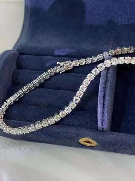 ARJ-220 Moissanite White Tennis Bracelet al-riaz jewellers