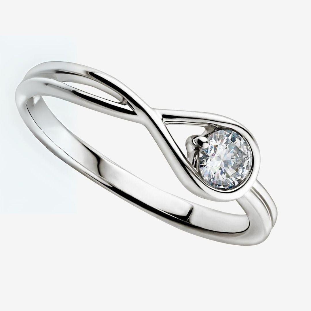 ARR-171 Original Moissanite Diamond Ring al-riaz jewellers