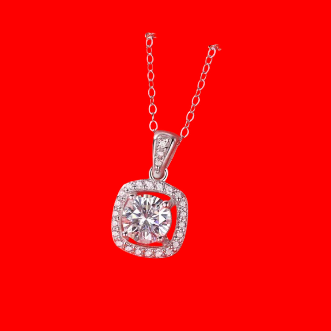 ARP-233 Sparkling Moissanite Pendant 1.0 Carat al-riaz jewellers