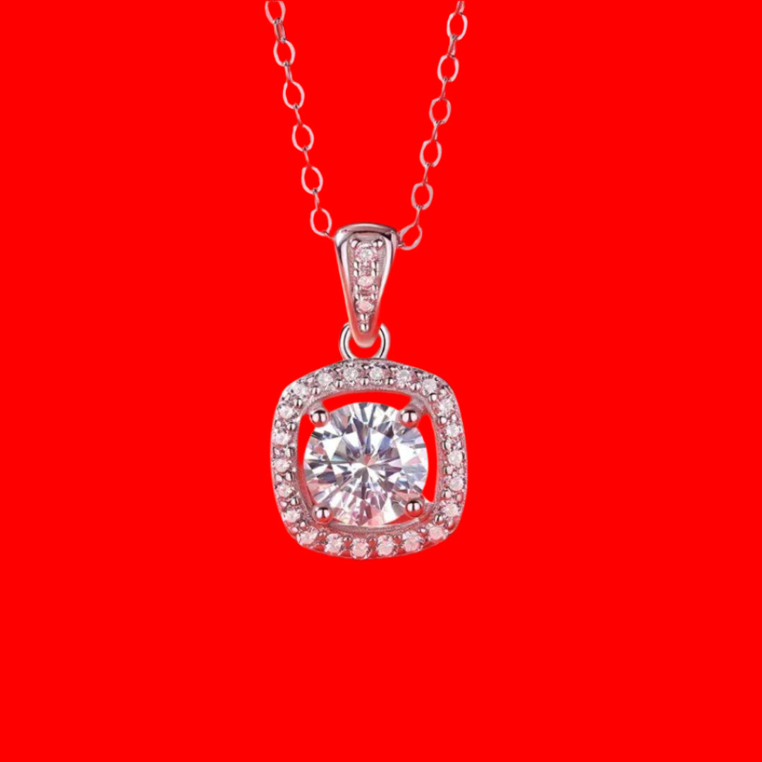 ARP-233 Sparkling Moissanite Pendant 1.0 Carat al-riaz jewellers