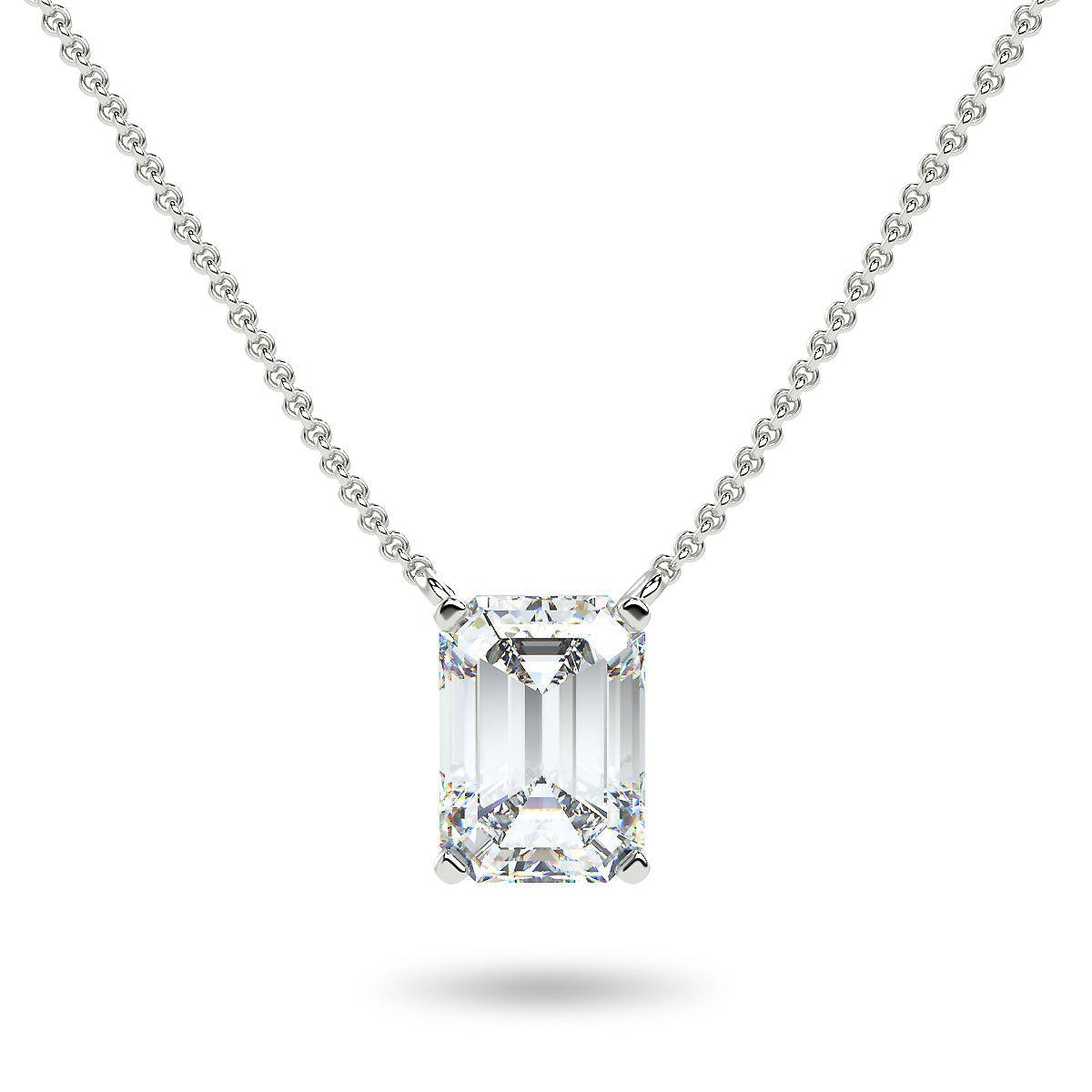 ARP-588 Premium Emerald Cut Luxury Pendant al-riaz jewellers