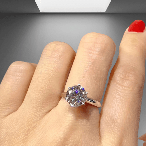 ARR-201 Original Moissanite Diamond Ring al-riaz jewellers