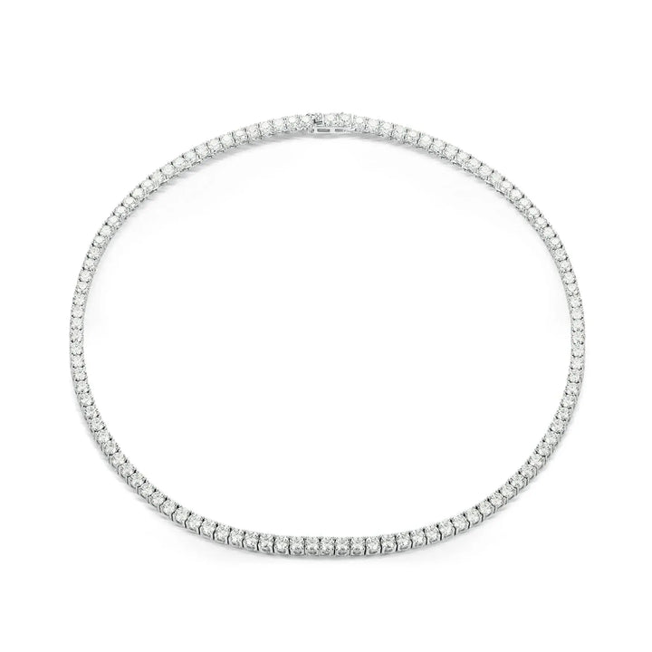 ARJ-220 Moissanite White Tennis Necklace Choker al-riaz jewellers