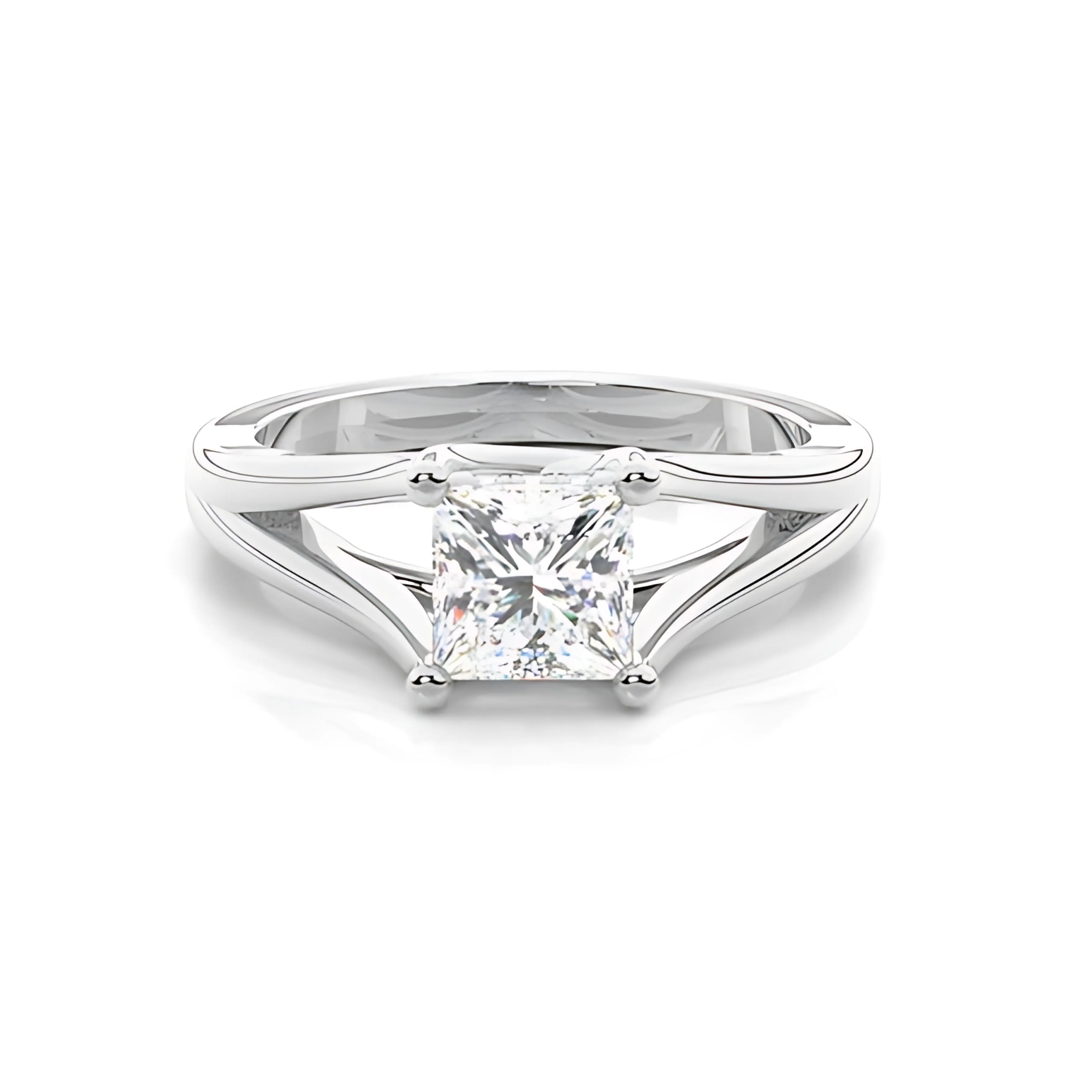ARR-602 Original Moissanite Princes Cut Diamond Ring al-riaz jewellers