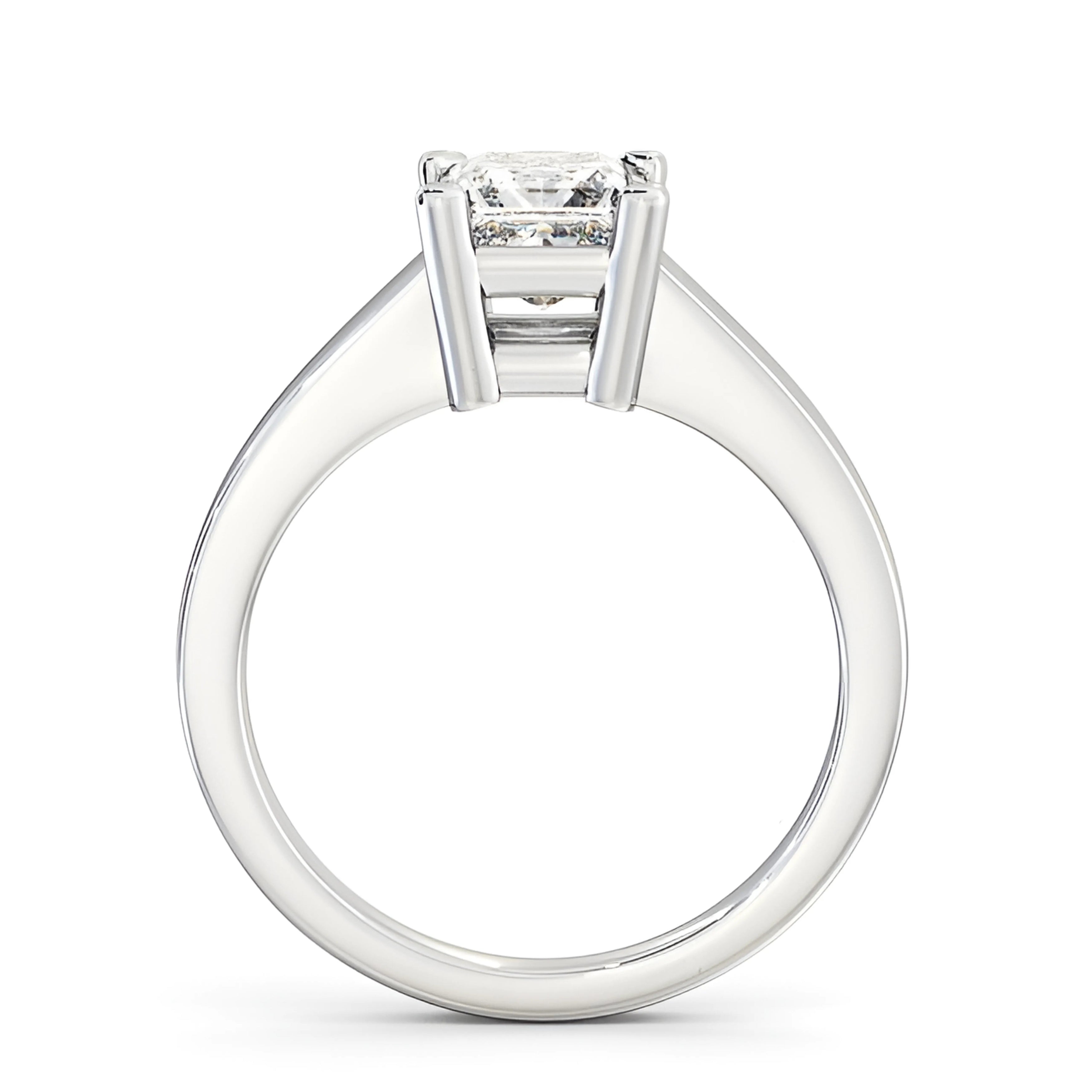 ARR-374 Original Moissanite Princes Cut Diamond Ring al-riaz jewellers