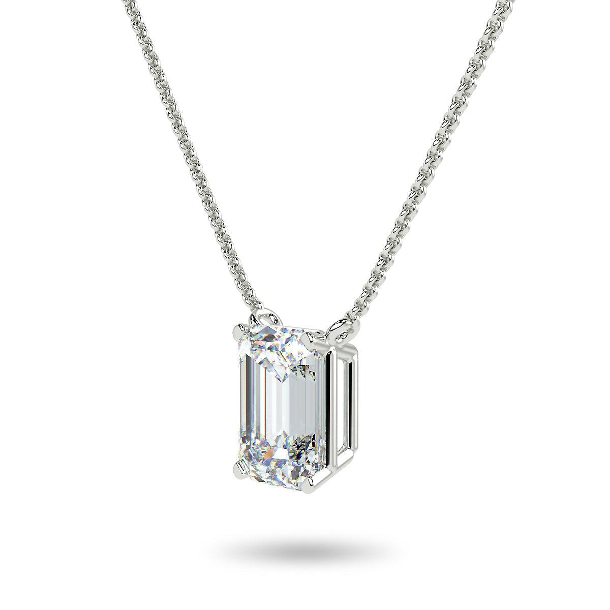ARP-588 Premium Emerald Cut Luxury Pendant al-riaz jewellers