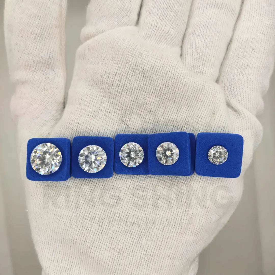 Moissanite Diamond | D Color, VVS1 Clarity Round Brilliant White al-riaz jewellers